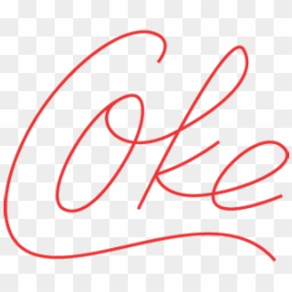 Minimalistic Logos Of Famous Brands Coke - Coke Clipart