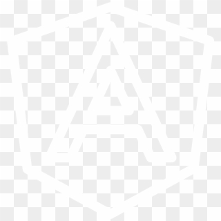 Logo-angularjs - Triangle Clipart