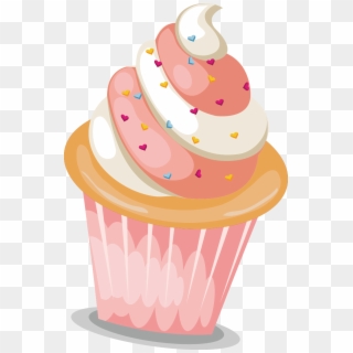 Calling All Bakers - Colorful Cupcake Drawing Png Clipart