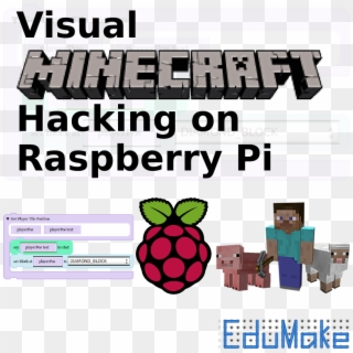 Visual Minecraft Hacking On Raspberry Pi - Minecraft Clipart