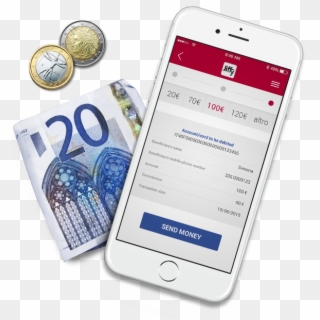 Pay And Send Money In Real Time, Via Smartphone, In - 20 Euro Clipart
