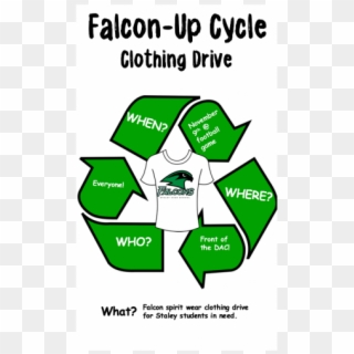 Staley Student Council Is Doing An Up-cycle Spirit - Recycle Symbol Clipart