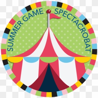 Summer Game Spectacrobat - Circle Clipart