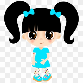 4 Dolls Cutes Para Edição Clipart