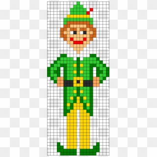 Christmas Buddy The Elf Perler Bead Pattern - Elf Perler Bead Pattern Clipart