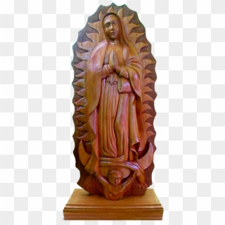 Virgen Maria De Guadalupe - San Judas Tadeo Tallado En Madera Clipart