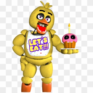 Fnaf Renders Series Album On Imgur Png Chica The Chicken - Sfm Fnaf Chica Full Body Clipart