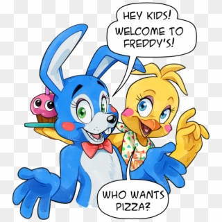 2 Years Ago - Toy Chica X Toy Bonnie Fanart Clipart