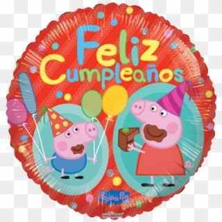 Globilandia Catalogo De Globos Felicidades Peppa Pig - Feliz Cumpleaños George Pig Clipart