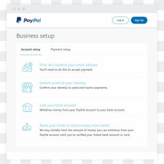 Activate Your Business Account - Paypal Clipart