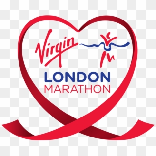Virgin London Marathon Heart Logo - London Marathon Logo 2016 Clipart