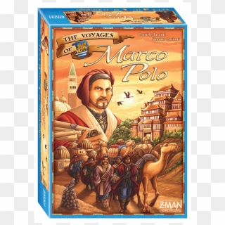The Voyages Of Marco Polo - Voyages Of Marco Polo Board Game Box Art Clipart