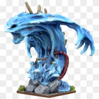 Where The Elementals Touch The Base, There Are Splashes - Greater Water Elemental Miniature Clipart