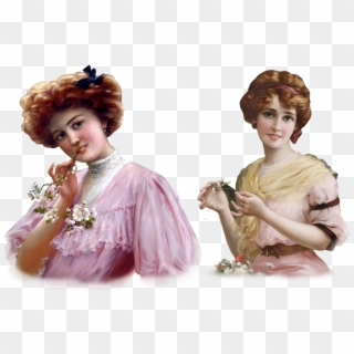 Ladies Art Emile Vernon Women Woman Romantic - Free Images Png Of Victorian Women Clipart