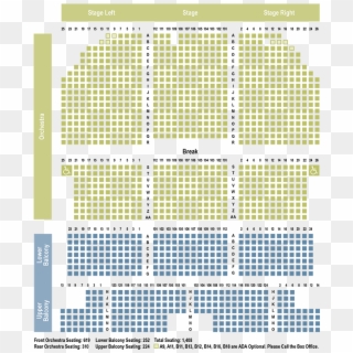 Smith Opera House Seating Chart - Smith Center Seating Chart Clipart
