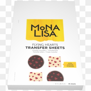 Transfer Sheets Flying Hearts - Mona Lisa Tart Cup Clipart
