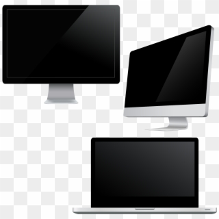 Laptop Computer Monitor - Apple Monitor Png Vector Clipart