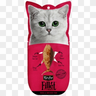 Kit Cat Fillet Fresh Tuna And Smoked Fish - مكافأة كت كات قطط Clipart