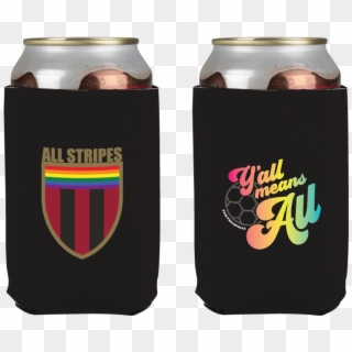 Y'all Means All Koozie - Caffeinated Drink Clipart