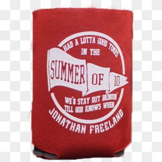 Summer Of '10 Koozie - Leather Clipart