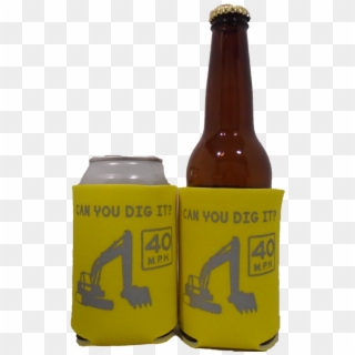 40th Birthday Koozie Can You Dig It Can Coolers - Beer Bottle Clipart