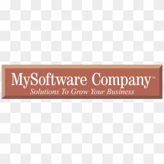 Mysoftware Company Logo Png Transparent - Beige Clipart