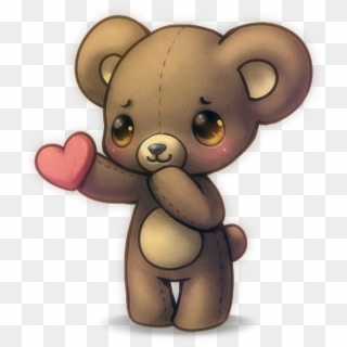 Cute Teddy Bear Anime Clipart