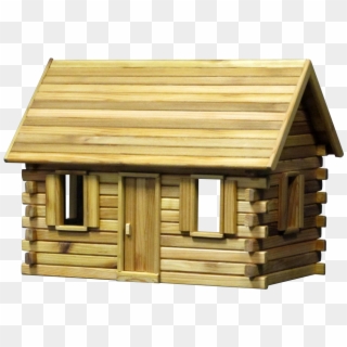 Lakeside Retreat Log Cabin Dollhouse Kit - Log Cabin Clipart