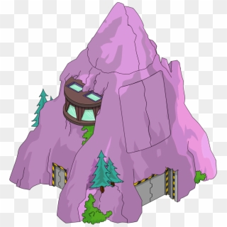 Volcano Lair Tapped Out - Illustration Clipart