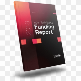 Indian Tech Startup Funding Report - Book Cover Clipart