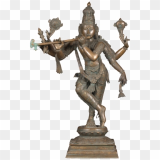 Krishna Krishna Krishna - Bronze Sculpture Clipart