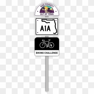 Ride Poverty Out Of Town - Traffic Sign Clipart