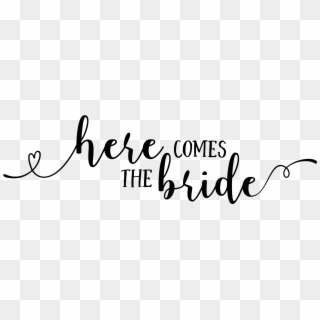 Clip Art Library Stock Pin By Marga D Az Madro Ero - Here Comes The Bride Svg - Png Download