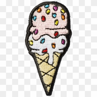 Ice Cream Patches - Ice Cream Cone Clipart