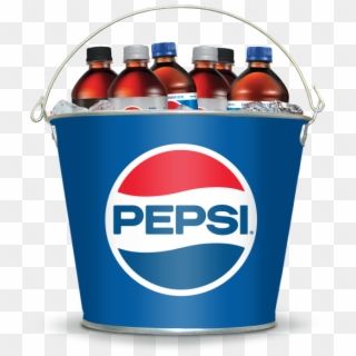 Galvanized Metal Bucket Pepsi® - Pepsi Retro Clipart