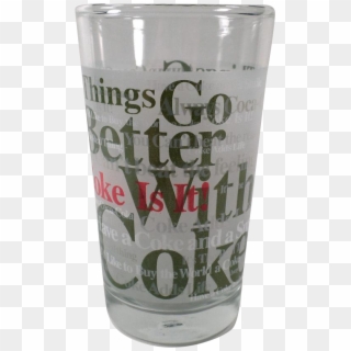 Vintage Coca-cola Glass - Pint Glass Clipart