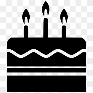 Cake Party Candle Svg Png Icon Free Download - Birthday Cake Vector Icon Clipart