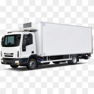 Large Box Truck Cooler With Tail-lift - سيارة نقل اثاث Clipart