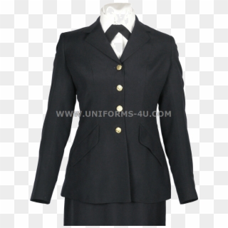 Big U Us Army Female Dress Blue Jacket - Formal Wear Clipart
