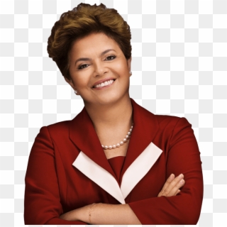 Dilma Rousseff Portrait Happy - Dilma Rousseff Clipart