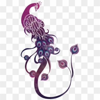 Purple Peacock Png Clipart