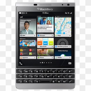 Blackberry Mobile Png Free Download - Blackberry Passport Silver Clipart