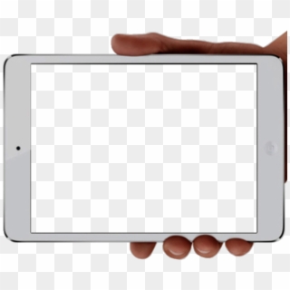 Ipad Transparent Holding - Tablet Computer Clipart