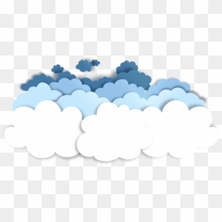 Papercutting Cloud Cutting Effect Clouds Decorative - Paper Cutting Cloud Clipart