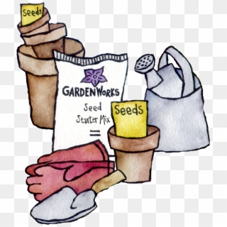 Garden Supplies - Cartoon Clipart