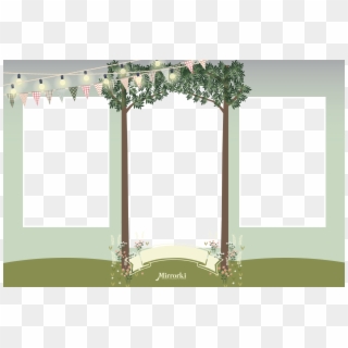 Picnic For Three - Arch Clipart