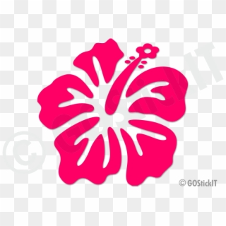 Hibiscus Flower Design 10 Decal - Hibiscus Clipart