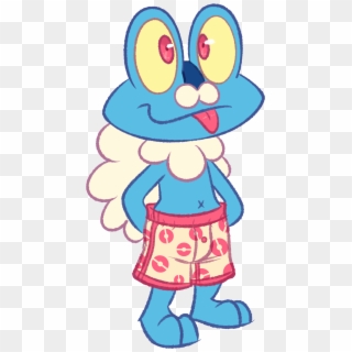 Froakie In Boxers - Cartoon Clipart