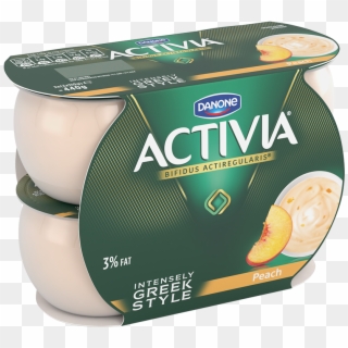 Intensely Greek Style Peach - Activia Greek Yogurt Clipart