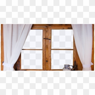 Small Window Curtains - Curtain Clipart